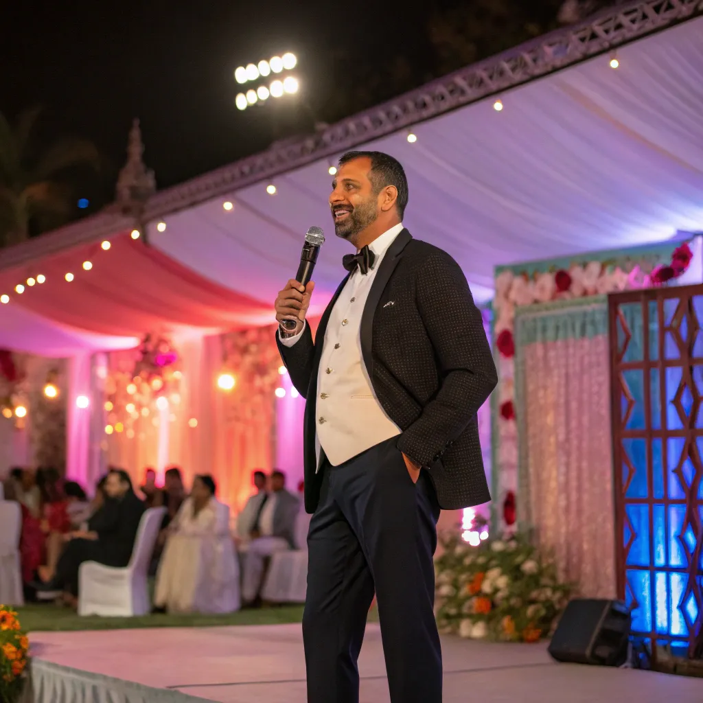 Michael Borden in a cultural event